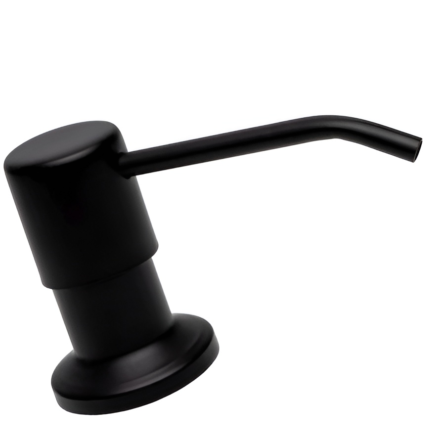 Dozator încorporat săpun/detergent lichid, inox, negru – ZEQAS